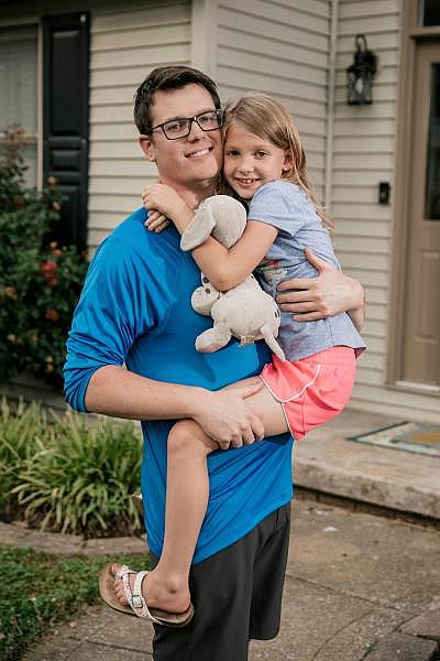 Ann with her father, Jordan Pyles.